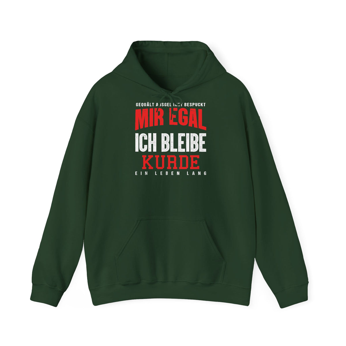 Kurdistan patria orgoglio stemma bandiera sport calcio regalo per tifosi - felpa con cappuccio unisex