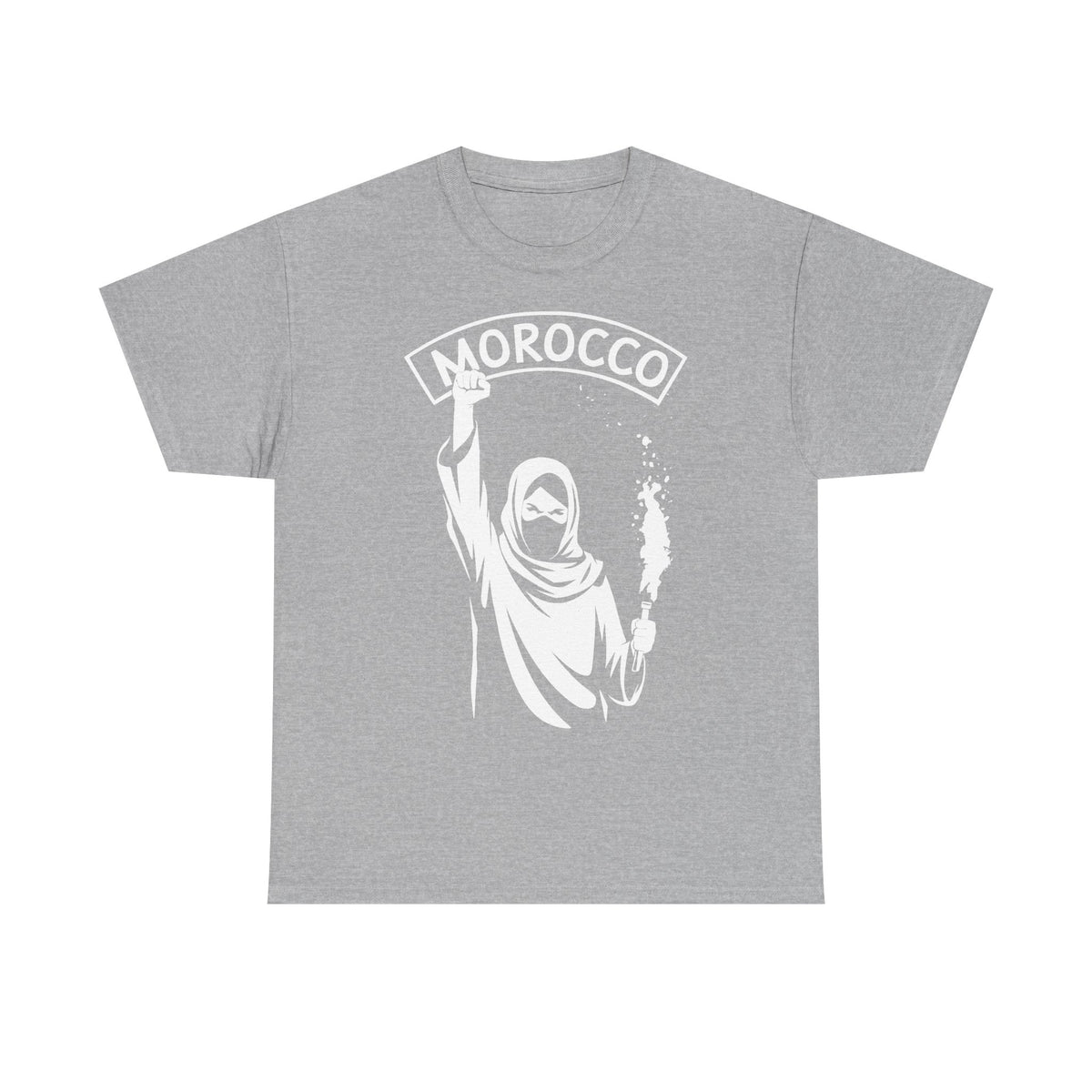 Escudo de hooligan de Marruecos Bandera de Marruecos Fútbol Aficionado Deporte Idea de regalo - Camiseta unisex