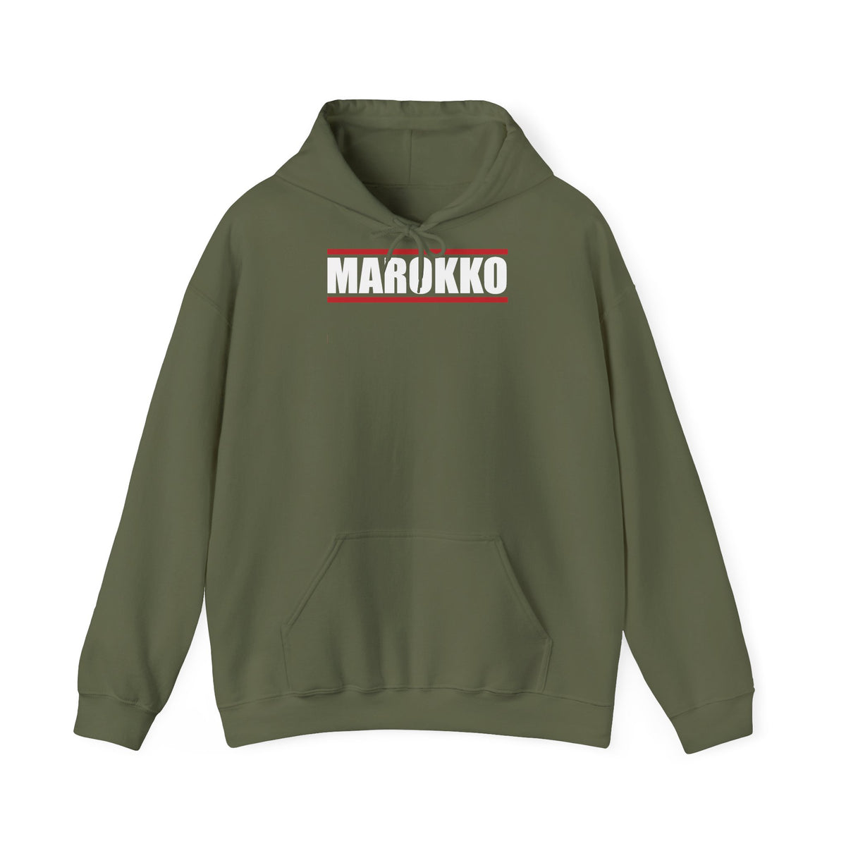 Stemma del Marocco Bandiera del Marocco Orgoglio Tifoso di calcio Sport Idea regalo - Felpa con cappuccio unisex