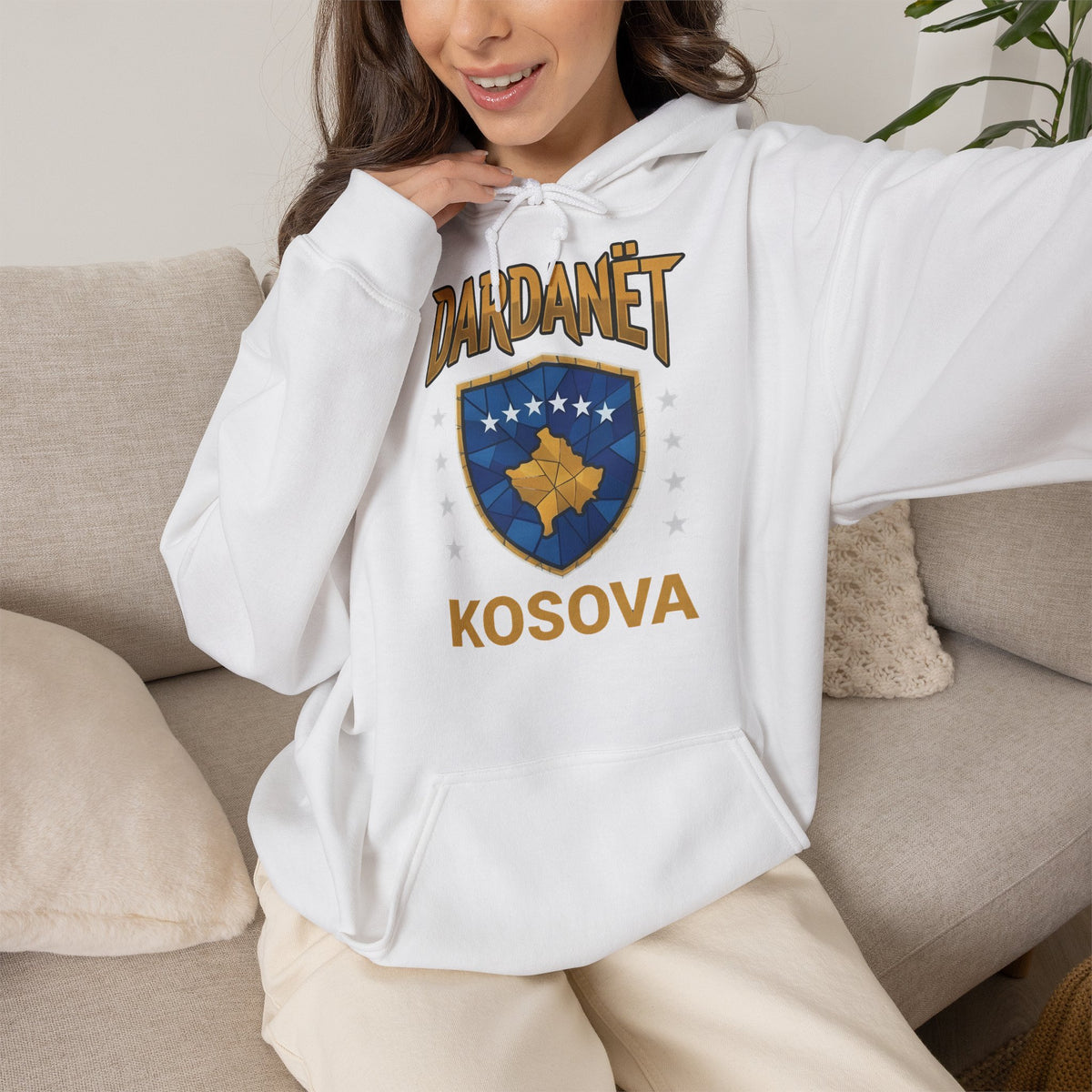 Kosova Dardanät Edel Wappen - Unisex Hoodie