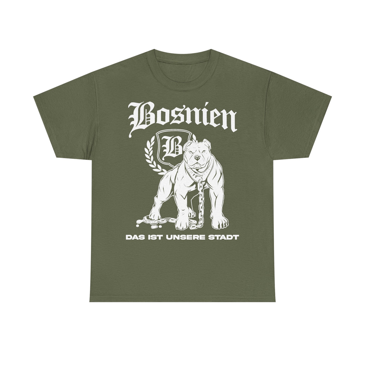 Bosnia Wappen Flagge Stolz Heimat Fußball fan Geschenkidee - Unisex T-Shirt