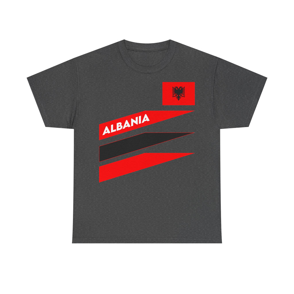 Albania Wappen Shqiptar Flagge Adler Fußball Fan Sport Unisex T Shirt