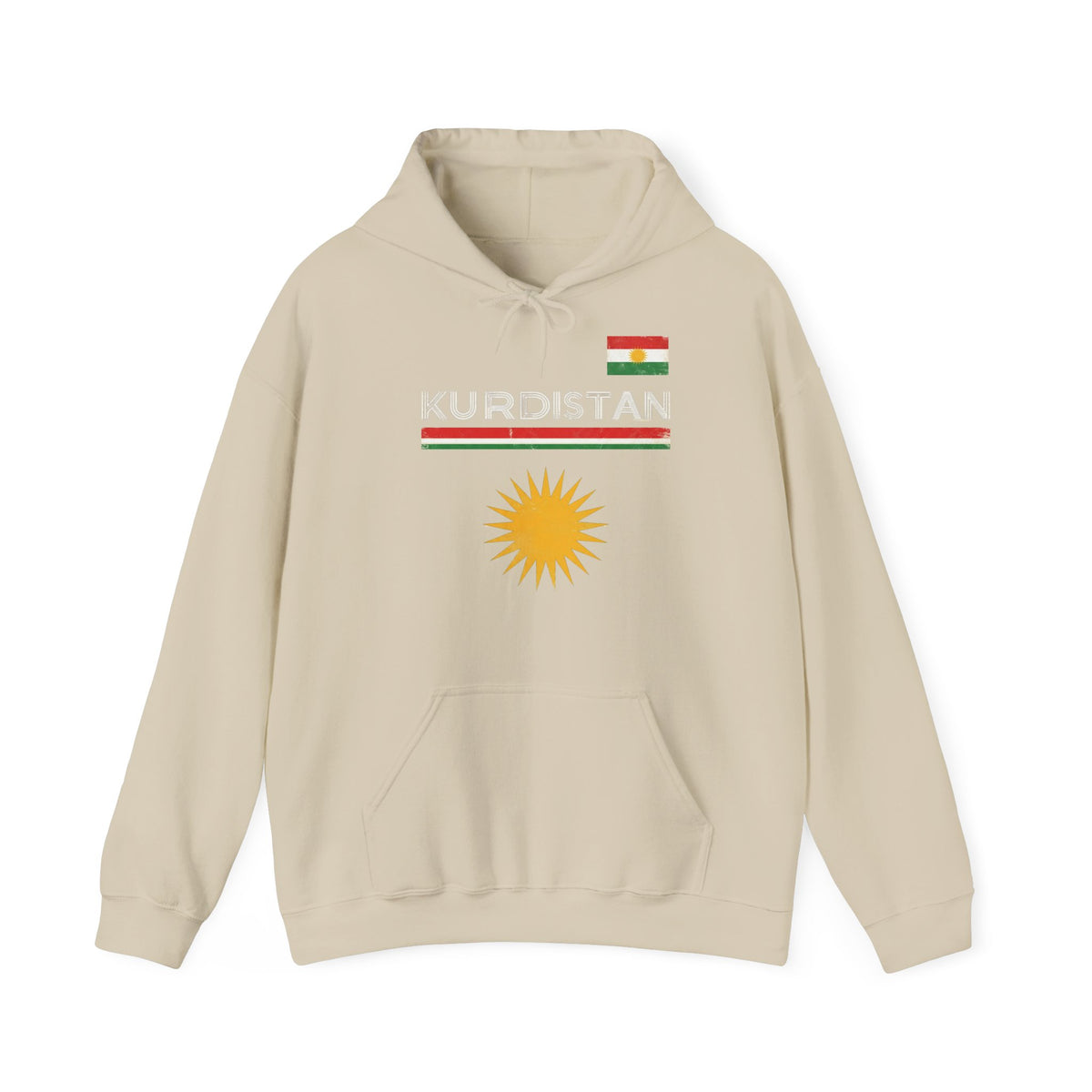 Kurdistan Street Urban Azadi Sonne Wappen - Unisex Hoodie