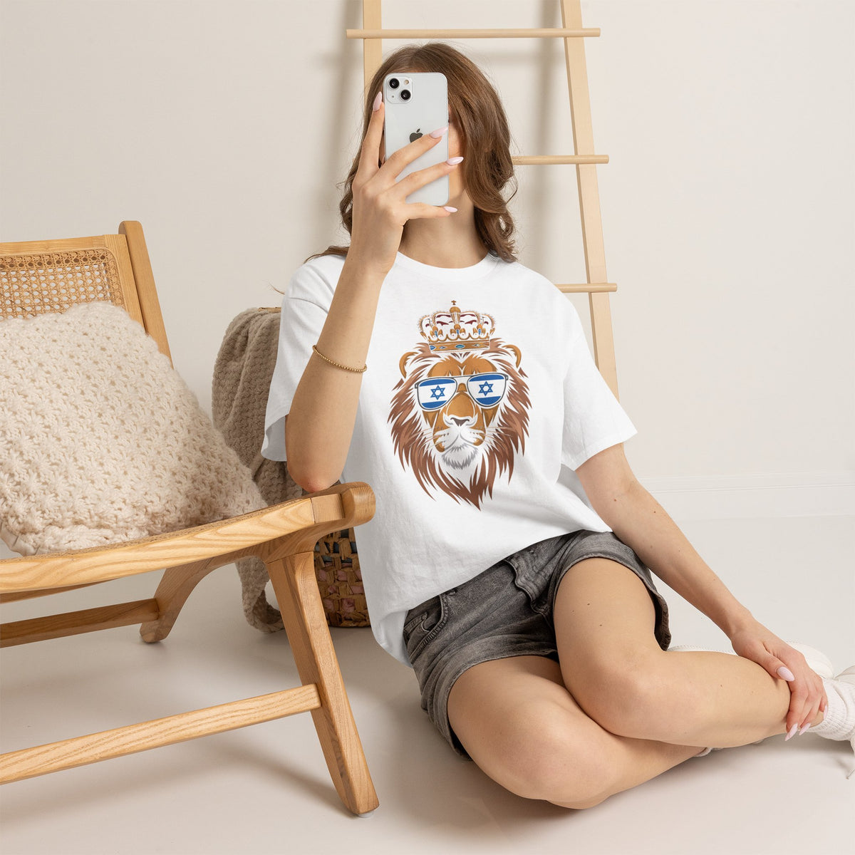 Israel Hooligan Wappen Flagge Fan Geschenkidee Fashion - Unisex T-Shirt
