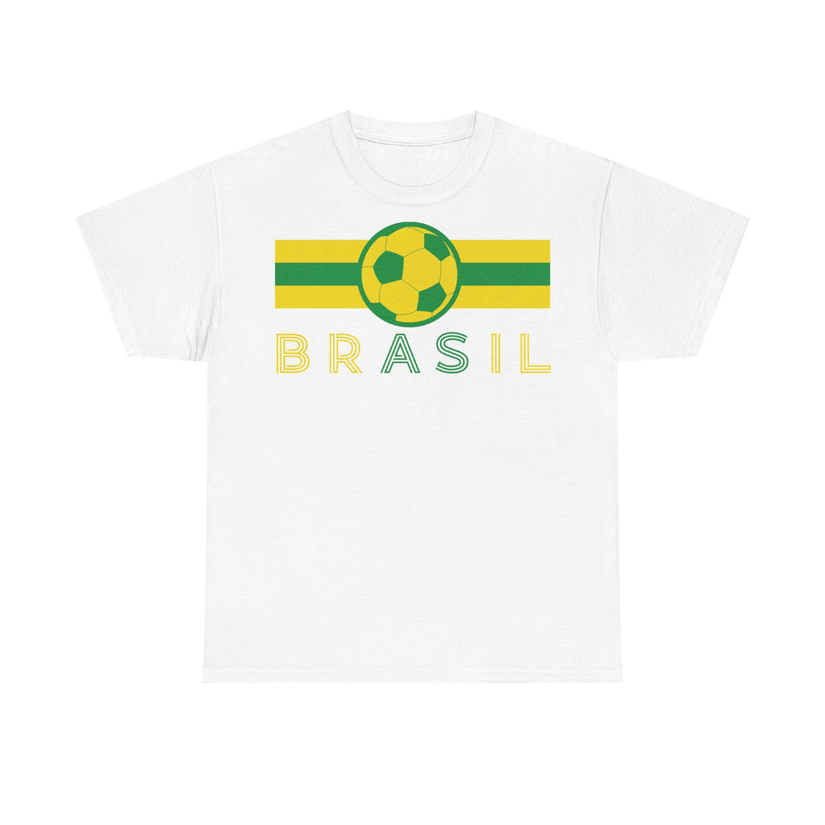 Brazil Brasilien Wappen Flagge Sport Fan Fußball Geschenkidee - Unisex T-Shirt