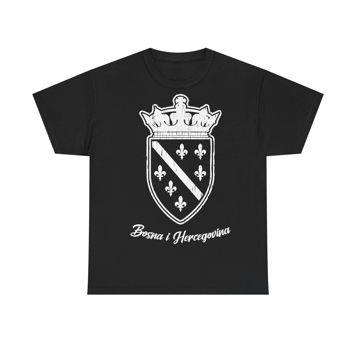 Bosnia y Herzegovina Escudo Bandera Orgullo Idea de regalo - Camiseta unisex