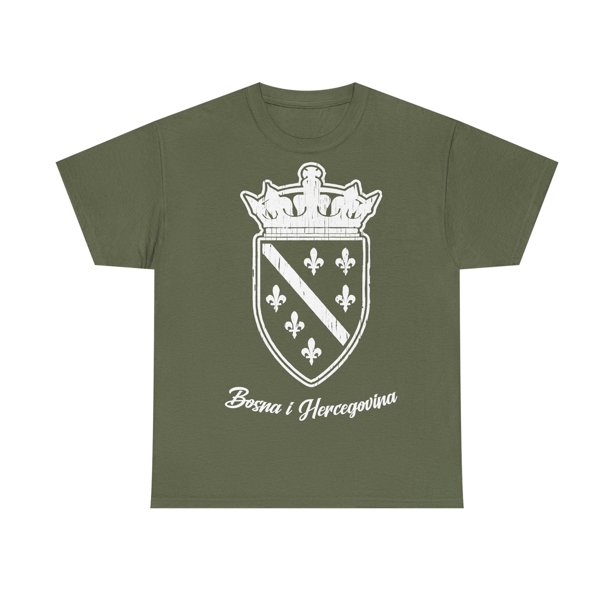 Bosnia y Herzegovina Escudo Bandera Orgullo Idea de regalo - Camiseta unisex