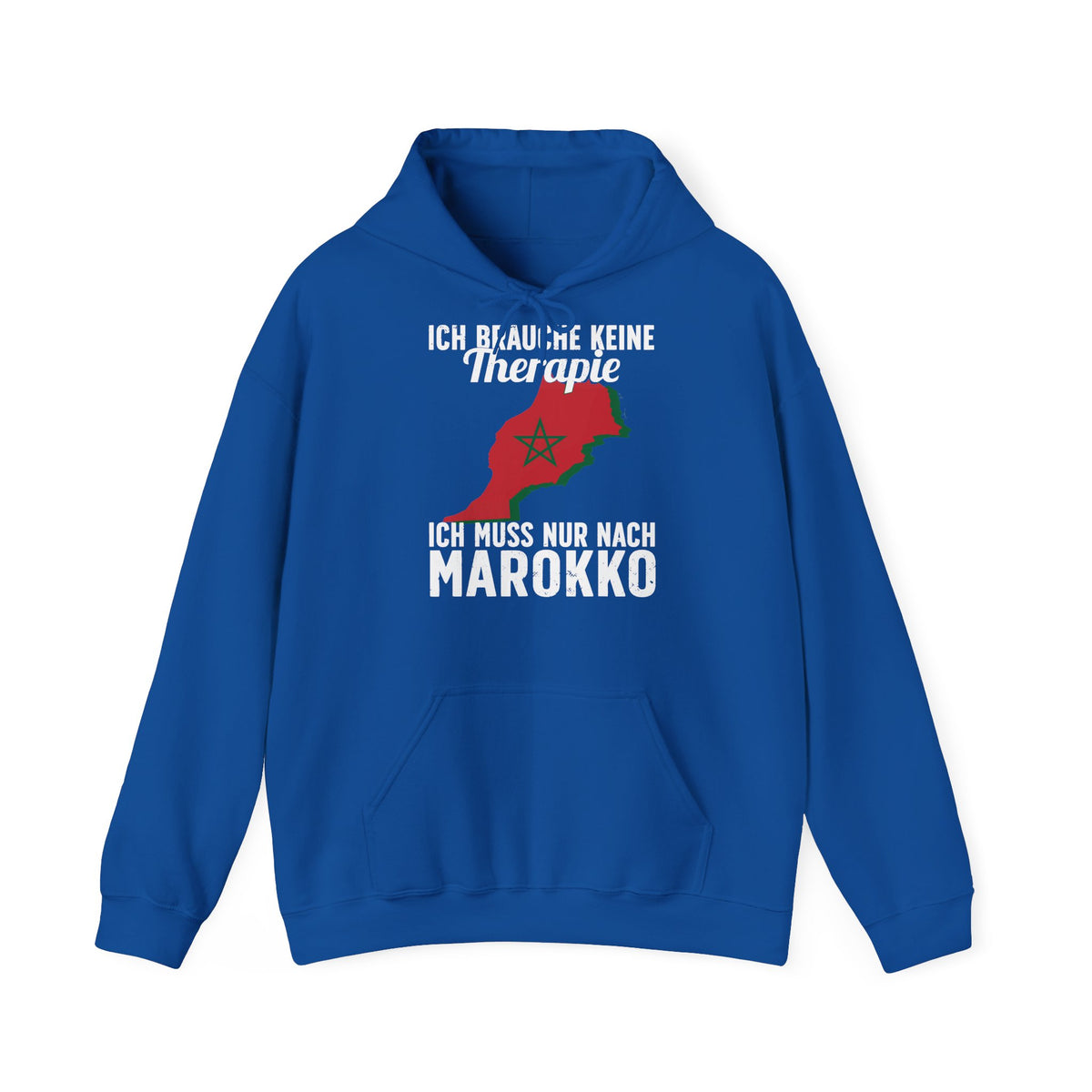 Stemma del Marocco Bandiera del Marocco Orgoglio Tifoso di calcio Sport Idea regalo - Felpa con cappuccio unisex