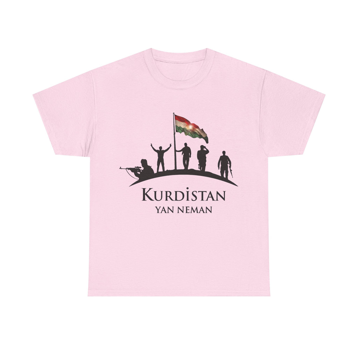 Kurdistan Yan Neman Flagge Azadi - Unisex T-Shirt