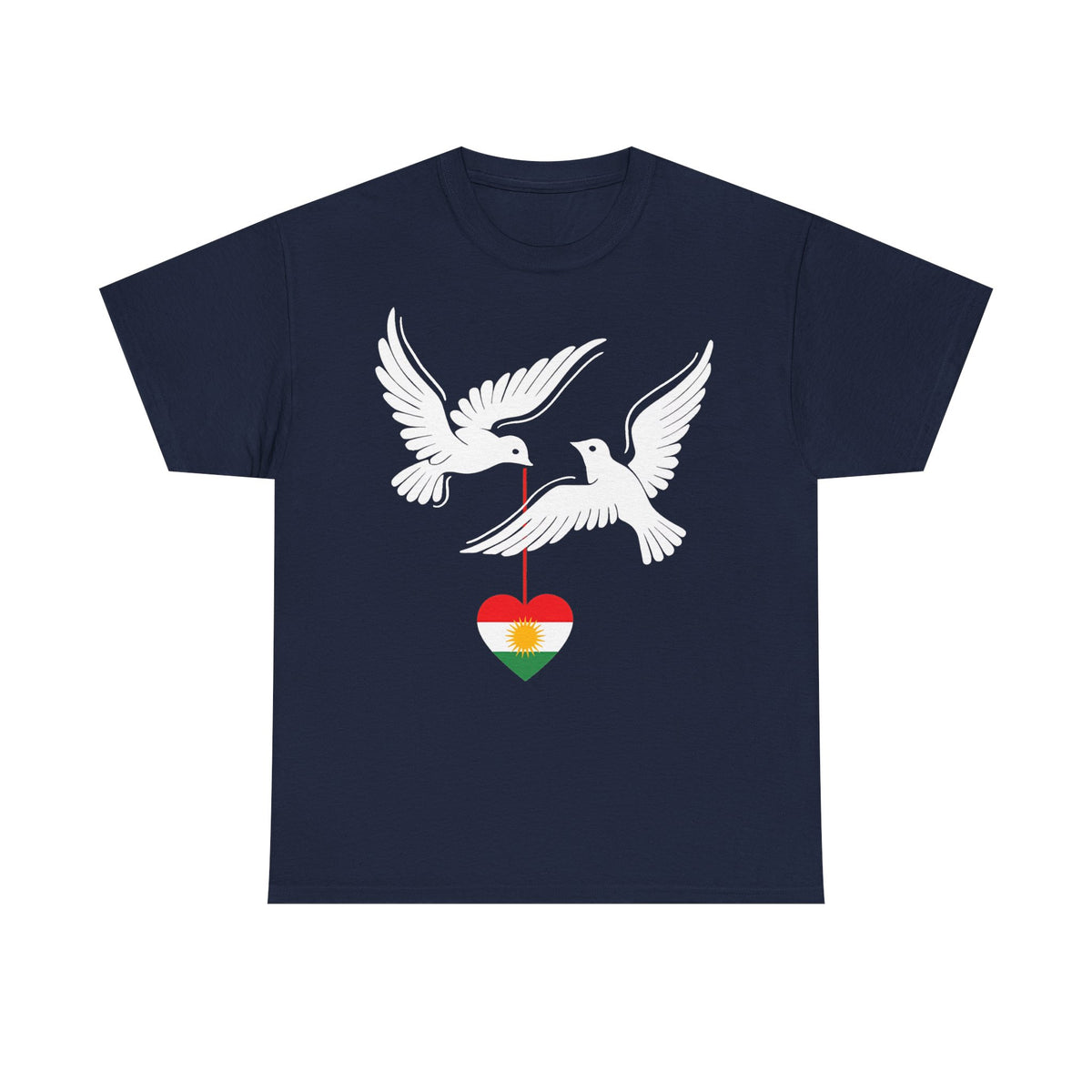Kurdistán Azadi Escudo Bandera Patria Newroz Regalo - Camiseta unisex