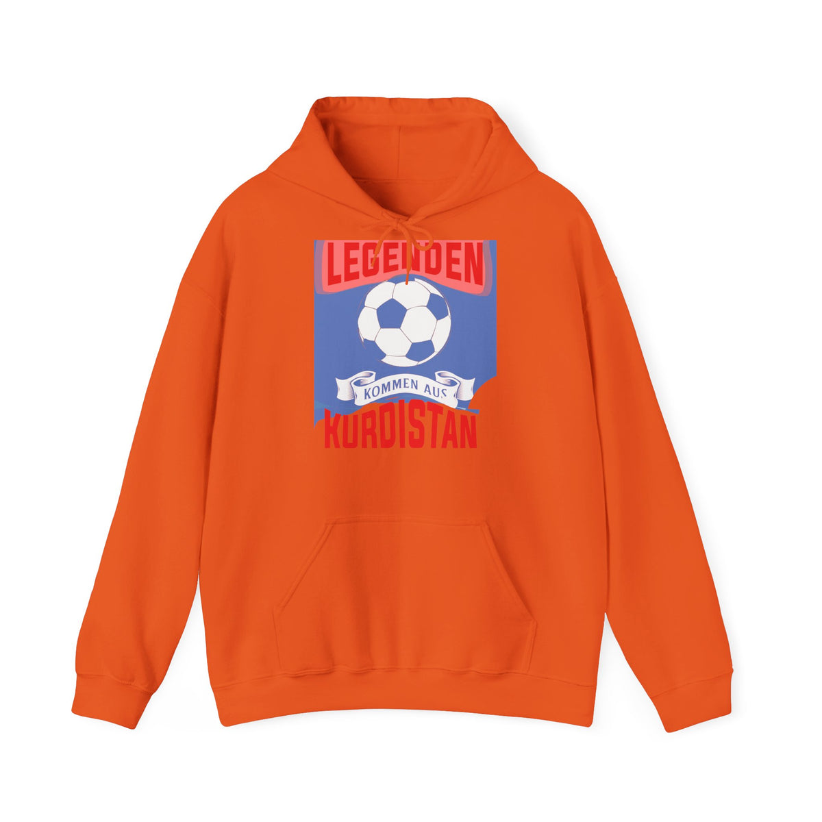 Kurdistan patria orgoglio stemma bandiera sport calcio regalo per tifosi - felpa con cappuccio unisex