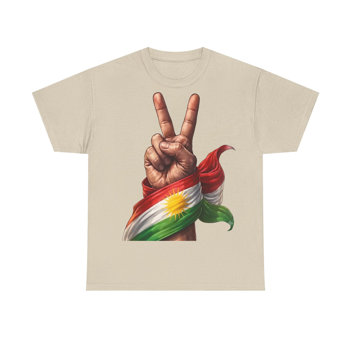Kurdistan Peace Flagge Wappen - Unisex T-Shirt