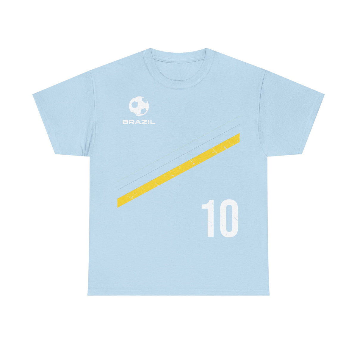 Brazil Brasilien Wappen Flagge Sport Fan Fußball Geschenkidee - Unisex T-Shirt