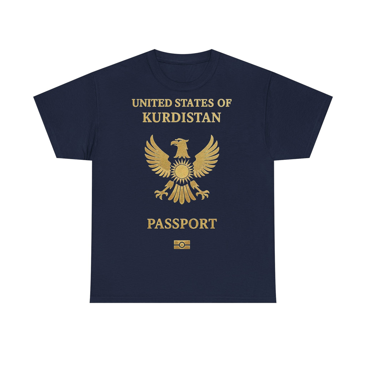 United States Of Kurdistan Passport Adler Identität - Unisex T-Shirt