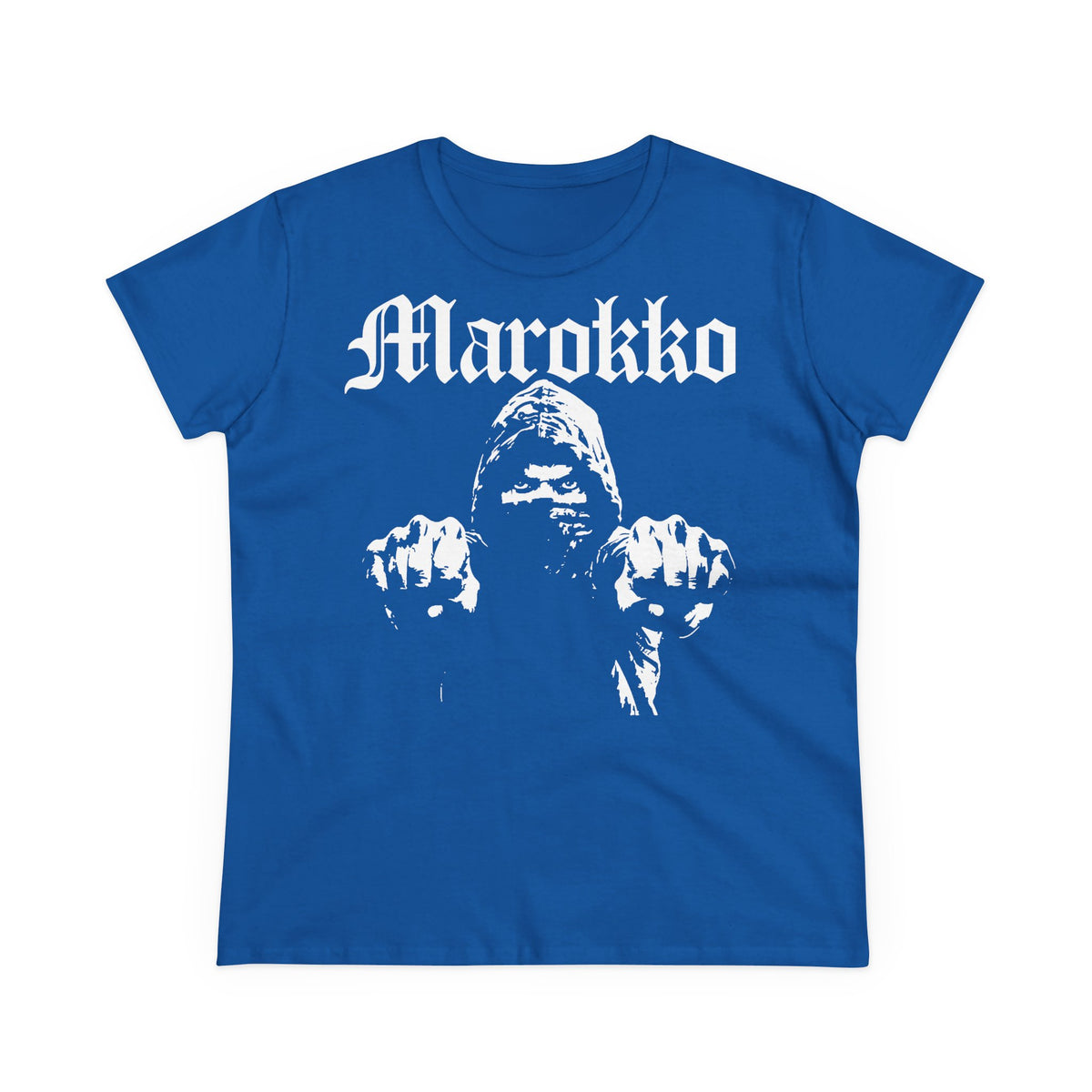 Escudo de Marruecos, bandera de Marruecos, orgullo, aficionada al fútbol y al deporte, idea de regalo - Camiseta para mujer