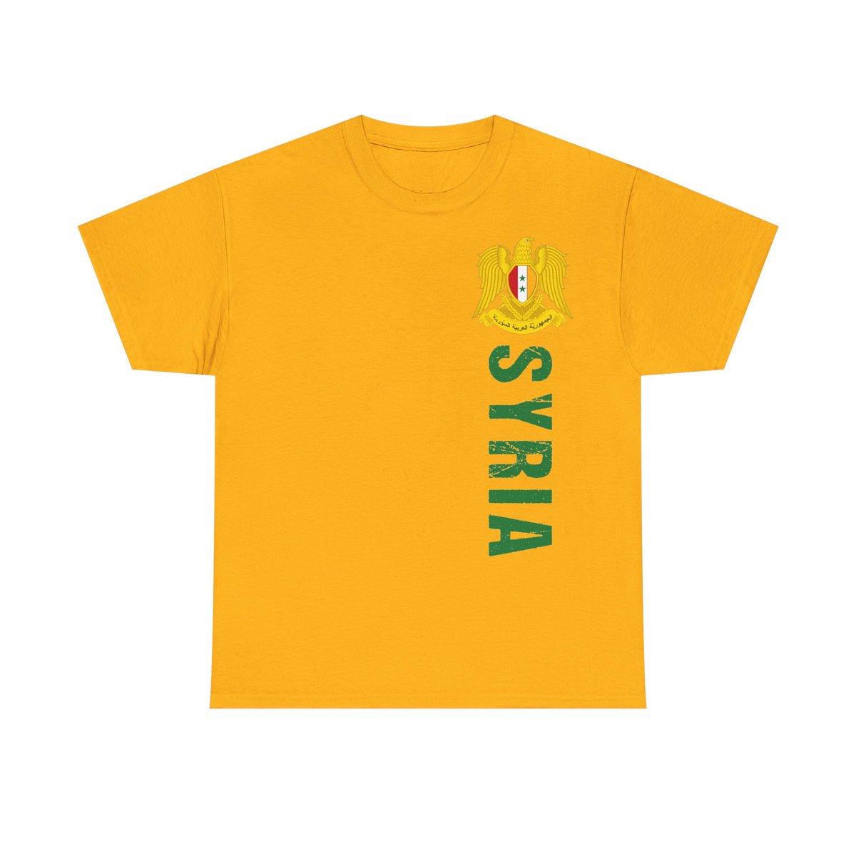 Syria Syrien Wappen Flagge Heimat Sport Fan Geschenkidee - Unisex T-Shirt