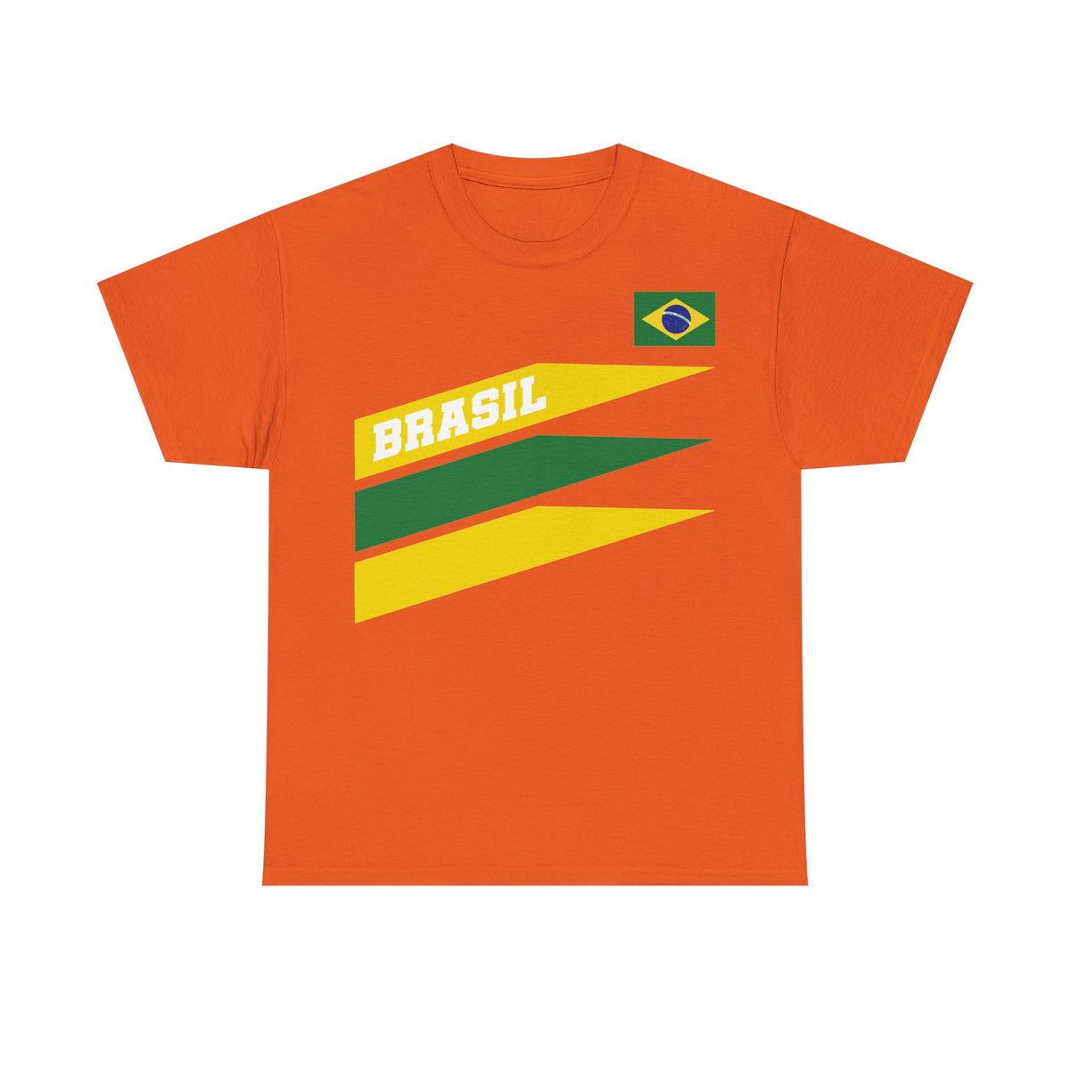 Brazil Brasilien Wappen Flagge Sport Fan Fußball Geschenkidee - Unisex T-Shirt