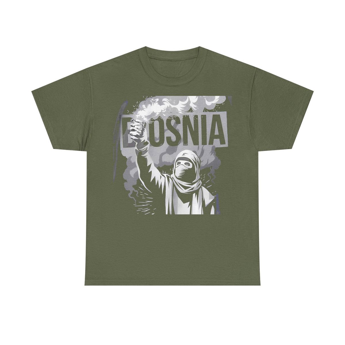 Bosnia escudo bandera orgullo patria aficionado al fútbol idea de regalo - Camiseta unisex