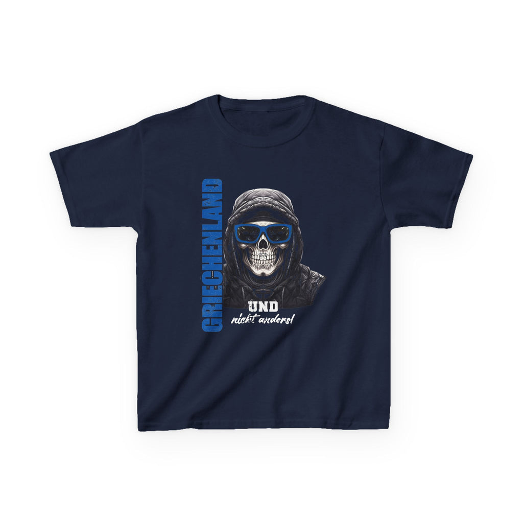 Greece Griechenland Flagge Wappen Heimat Fußball Sport Fan Geschenkidee - Für Kinder & Jugendliche Unisex T-Shirt