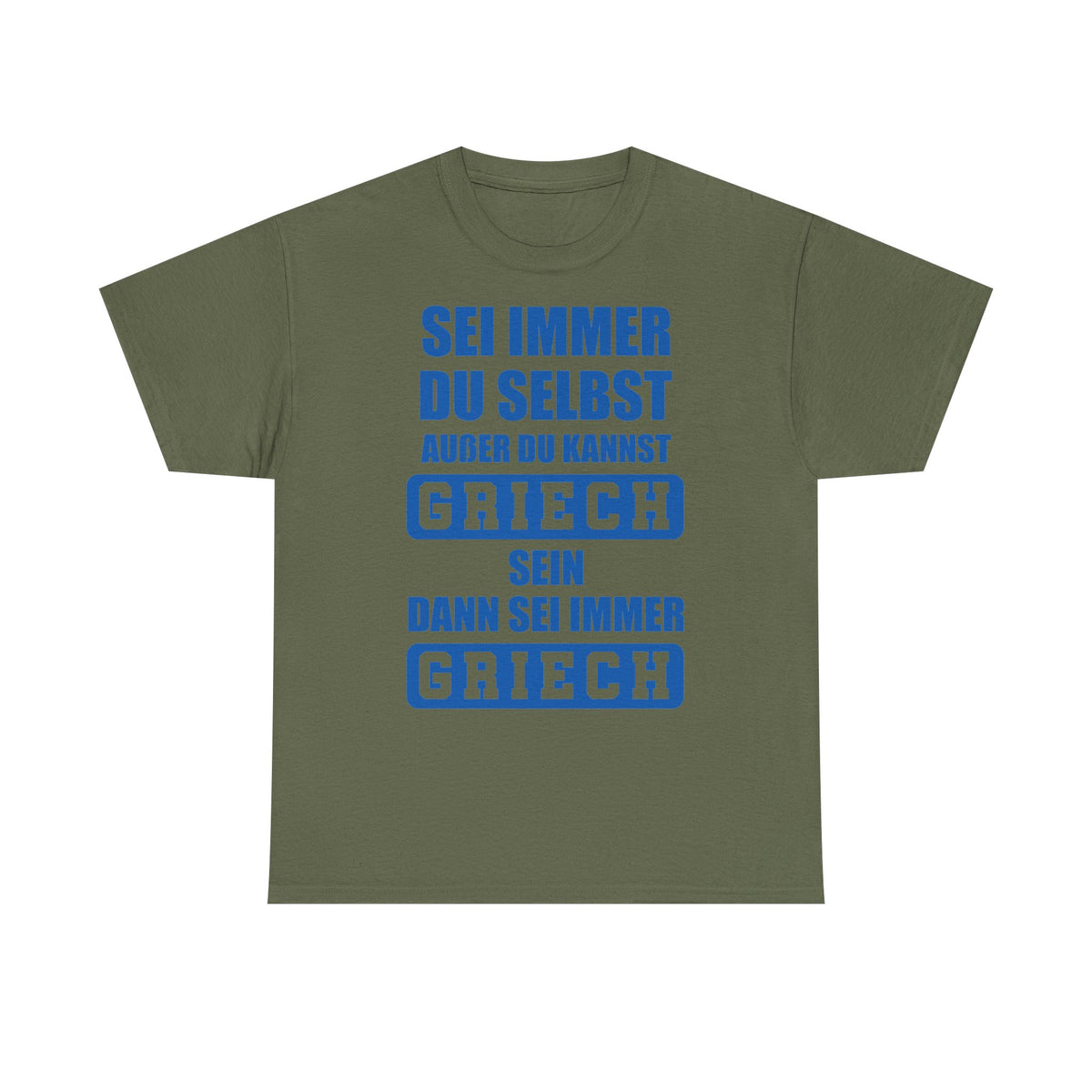 Grecia Grecia Bandera Escudo Patria Fútbol Deporte Aficionado Idea de regalo - Camiseta unisex