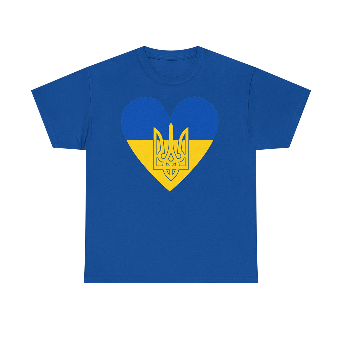 Bandera de Ucrania escudo idea de regalo afición al deporte moda vintage - Camiseta unisex