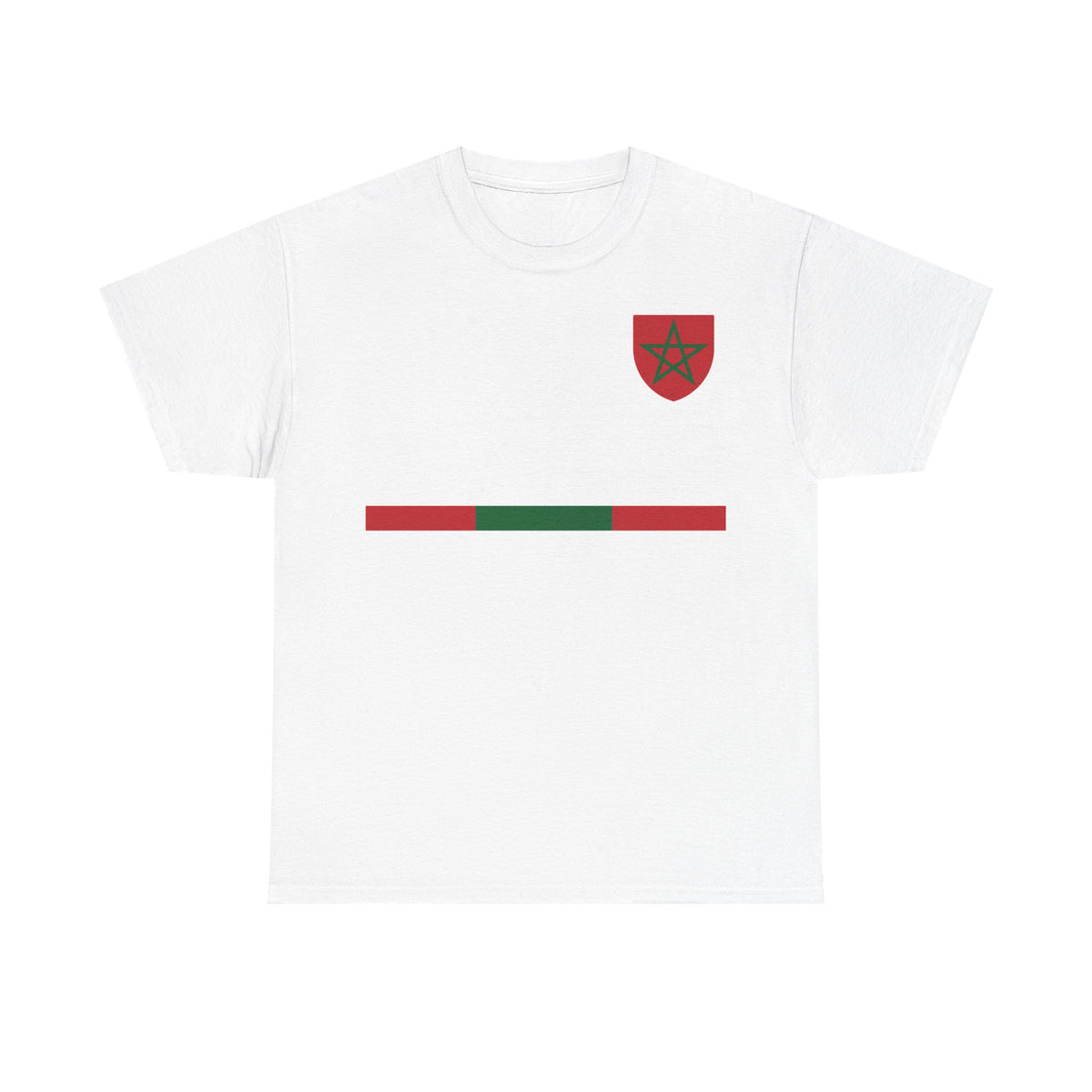 Marruecos Escudo Morocco Bandera Orgullo Fútbol Fan Deporte FIdea de regalo - Camiseta unisex