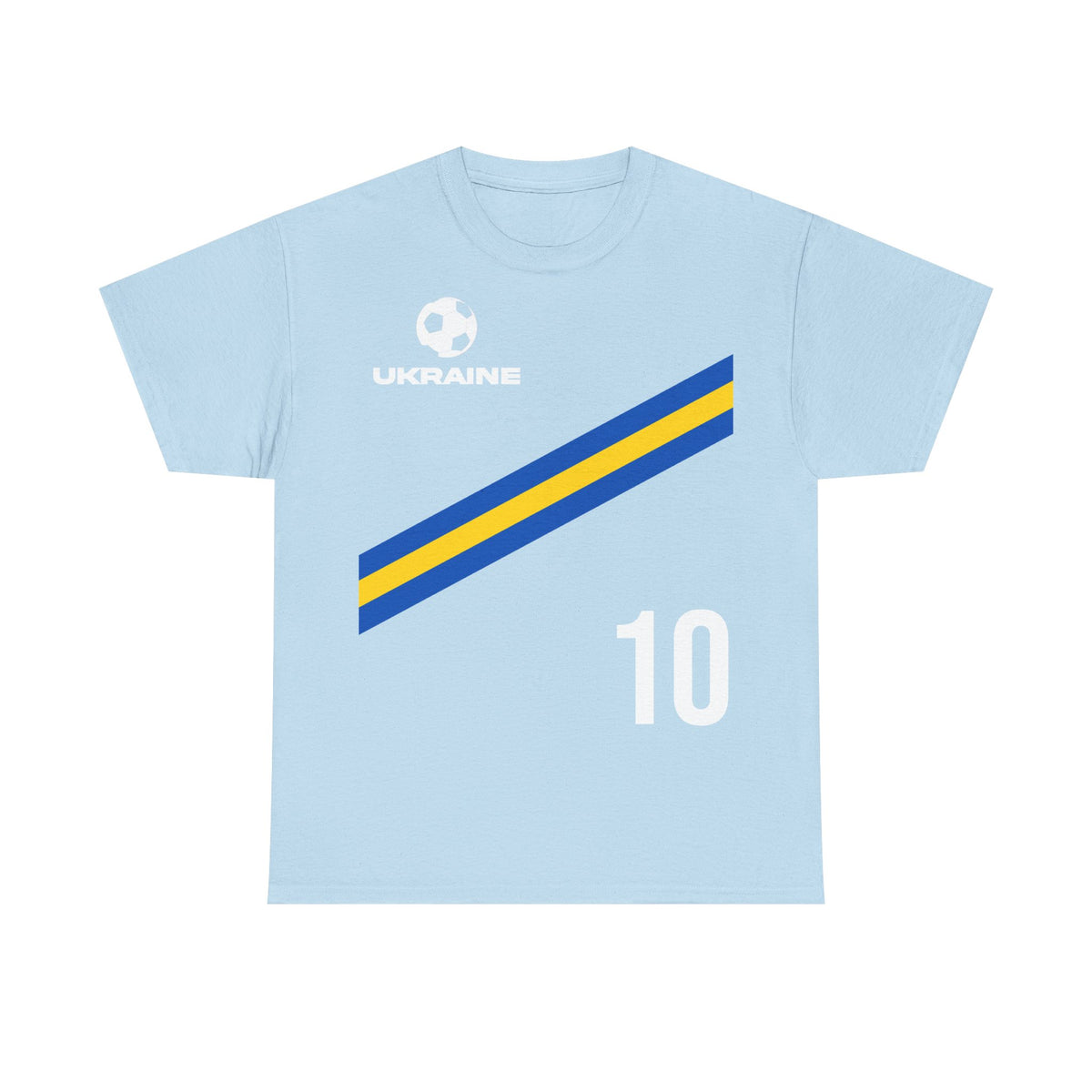 Bandera de Ucrania escudo idea de regalo afición al deporte moda vintage - Camiseta unisex