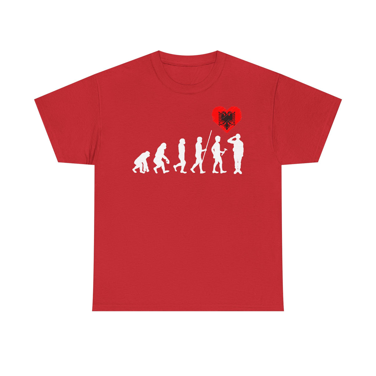 Albania Wappen Shqiptar Flagge Adler Fußball Fan Sport Unisex T Shirt
