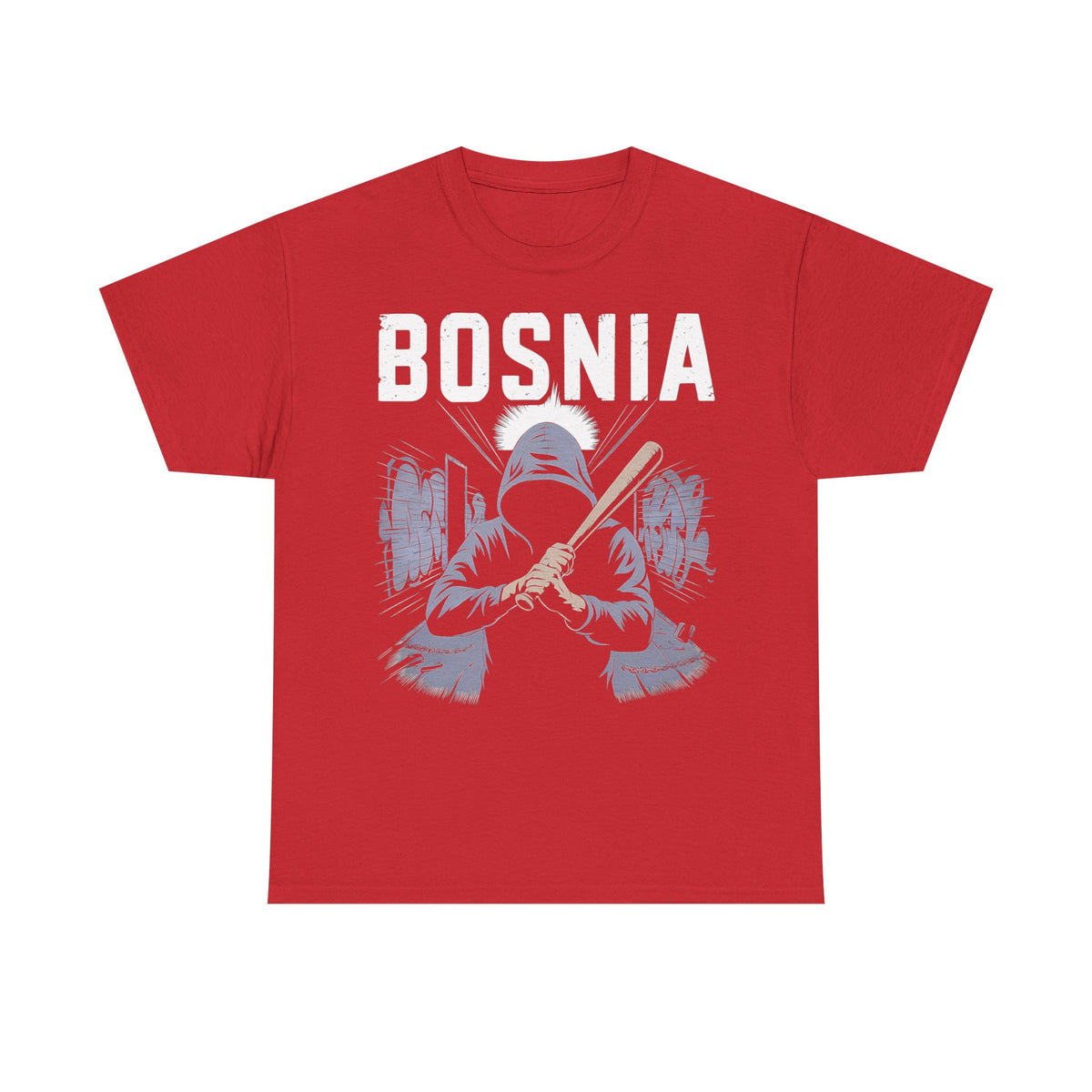 Bosnia escudo bandera orgullo patria aficionado al fútbol idea de regalo - Camiseta unisex