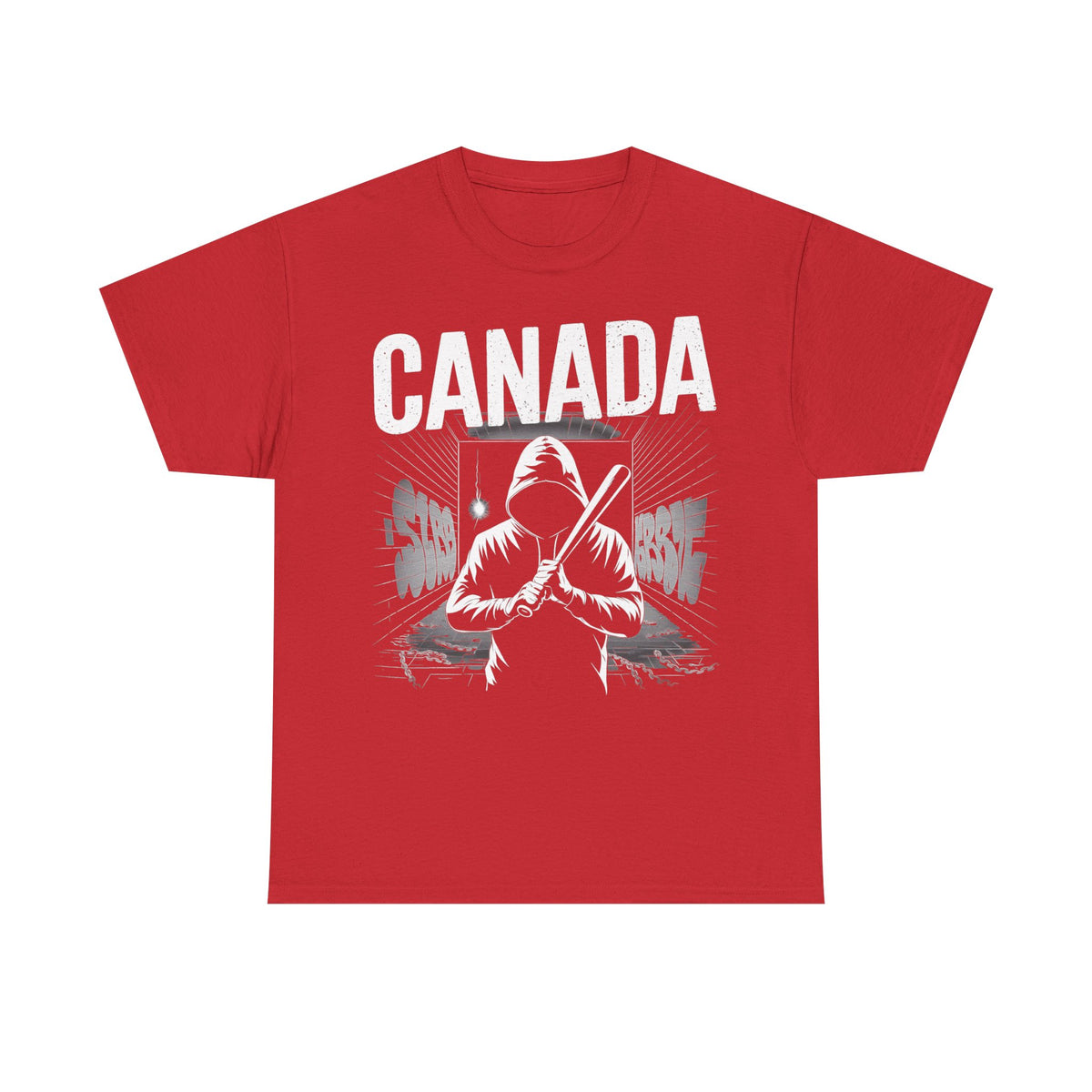 Canada Kanada Hooligan Wappen Flagge Fan Sport Fußball Geschenkidee - Unisey T-Shirt