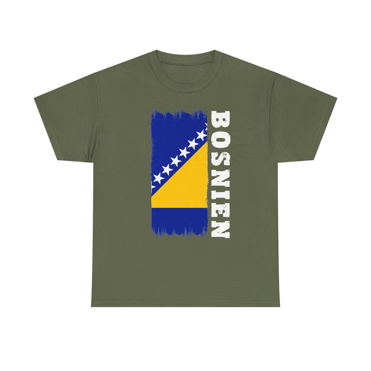 Bosnia Wappen Flagge Stolz Heimat Fußball fan Geschenkidee - Unisex T-Shirt