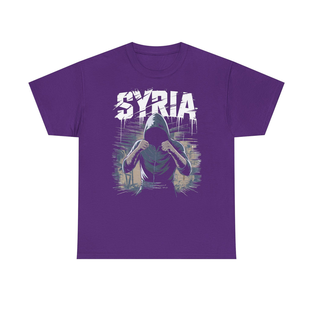 Syria Syrien Hooligan Wappen Flagge Heimat Sport Fußball Fan Geschenkidee - Unisex T-Shirt