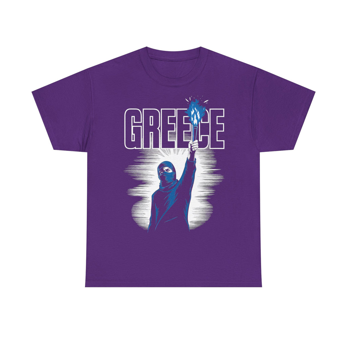 Grecia Grecia hooligan bandera escudo patria fútbol deporte aficionado idea de regalo - camiseta unisex