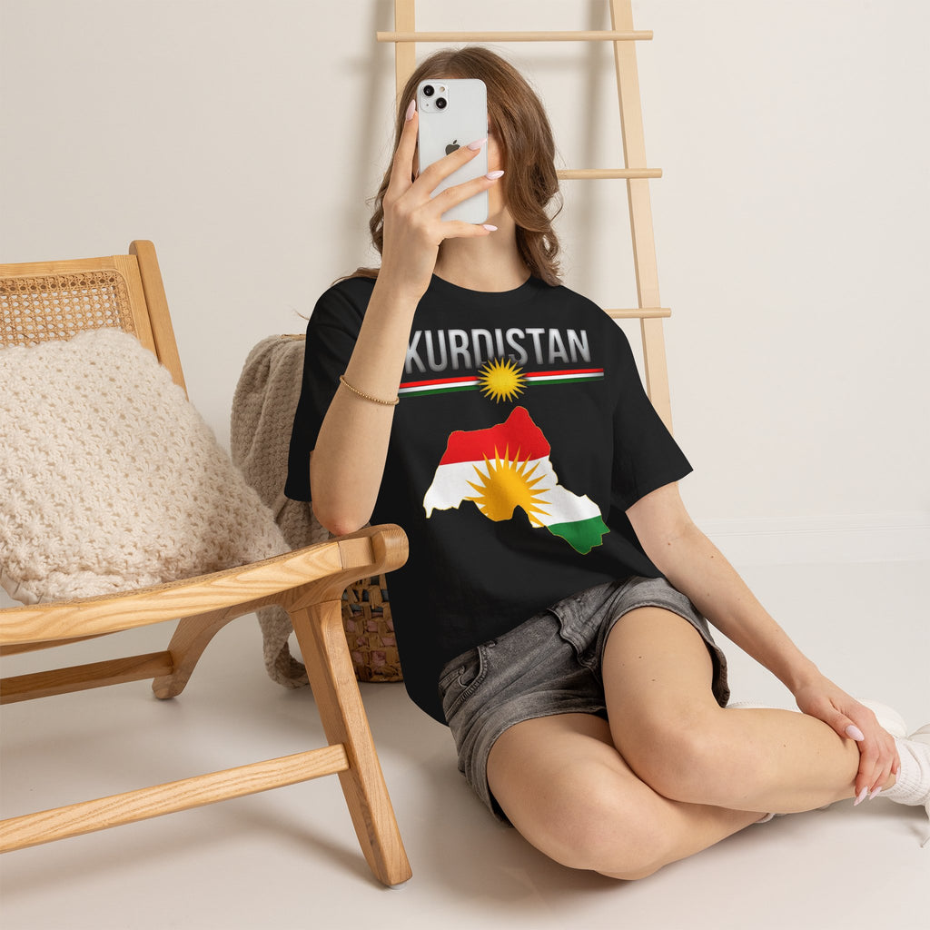 Kurdistan Pride Stolz Flagge Wappen - Unisex T-Shirt