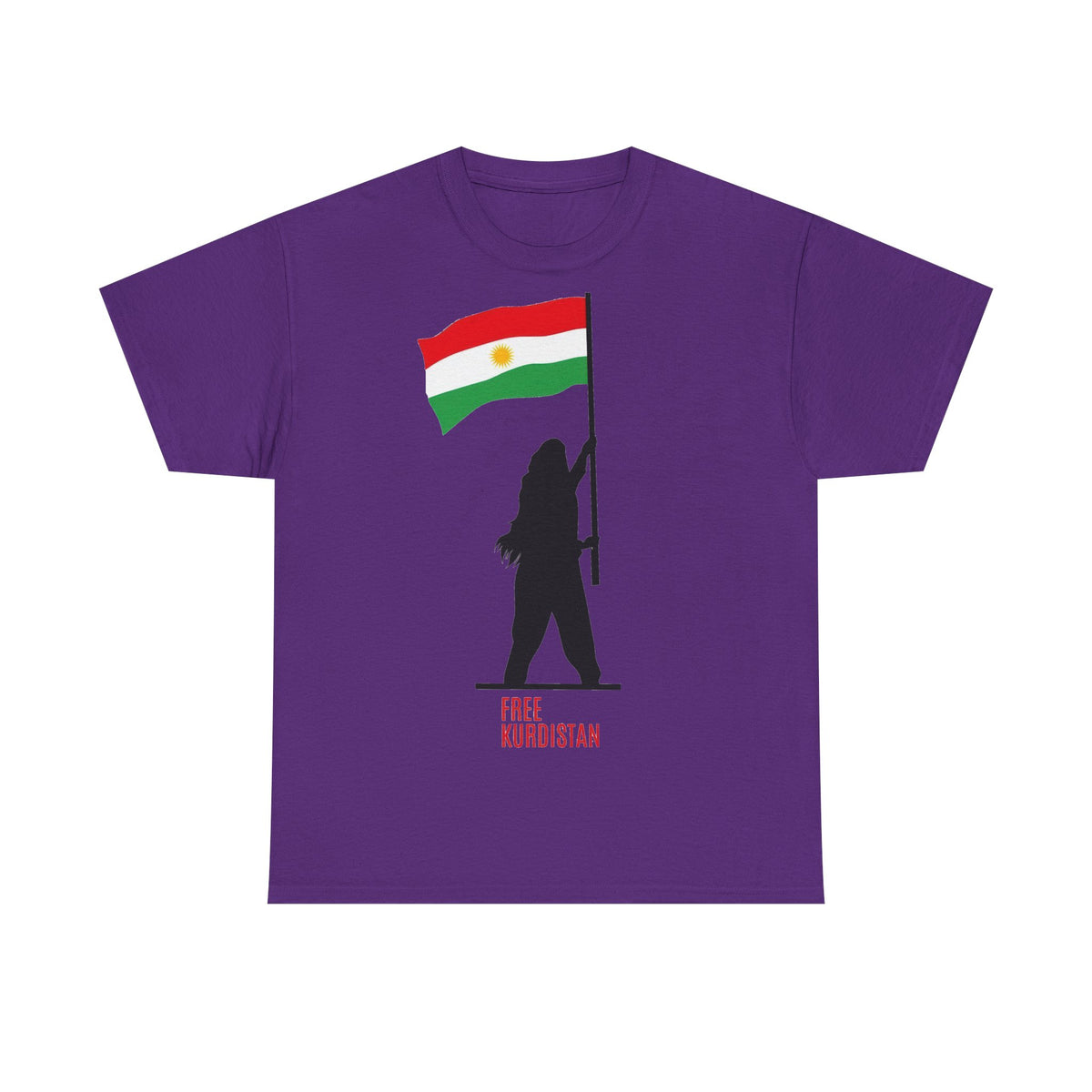 Kurdistan AZADI Flagge Heimat - Unisex T-Shirt