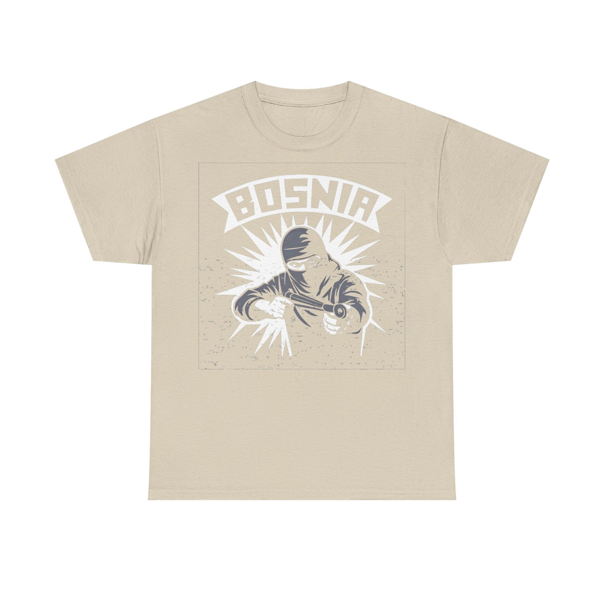 Bosnia escudo bandera orgullo patria aficionado al fútbol idea de regalo - Camiseta unisex