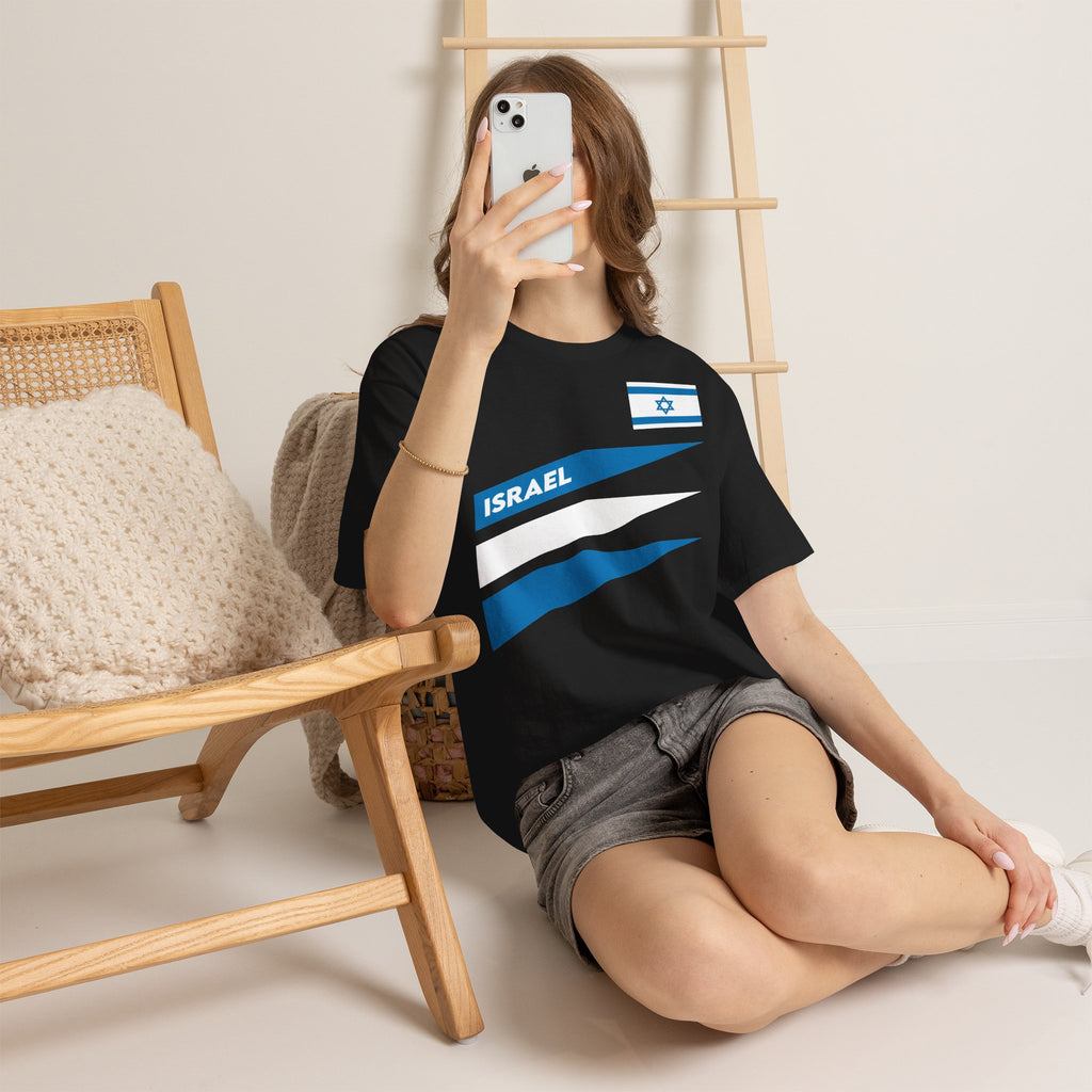 Israel Wappen Flagge Fan Geschenkidee Fashion - Unisex T-Shirt