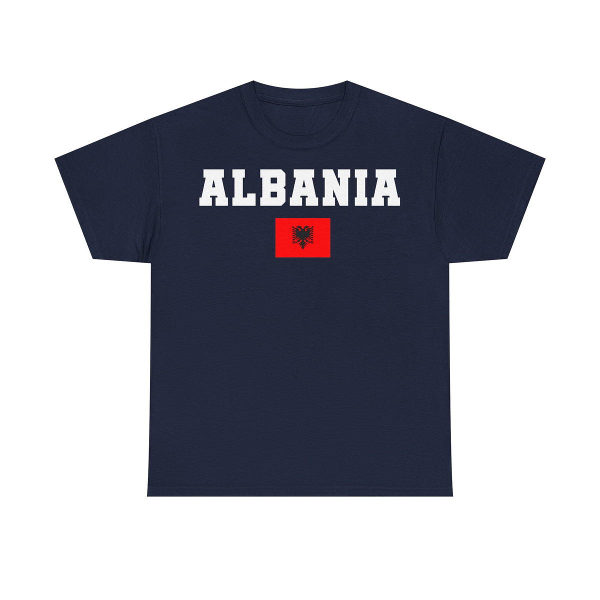 Camiseta unisex de Albania, escudo albanés, bandera, águila, fútbol, aficionado, deporte