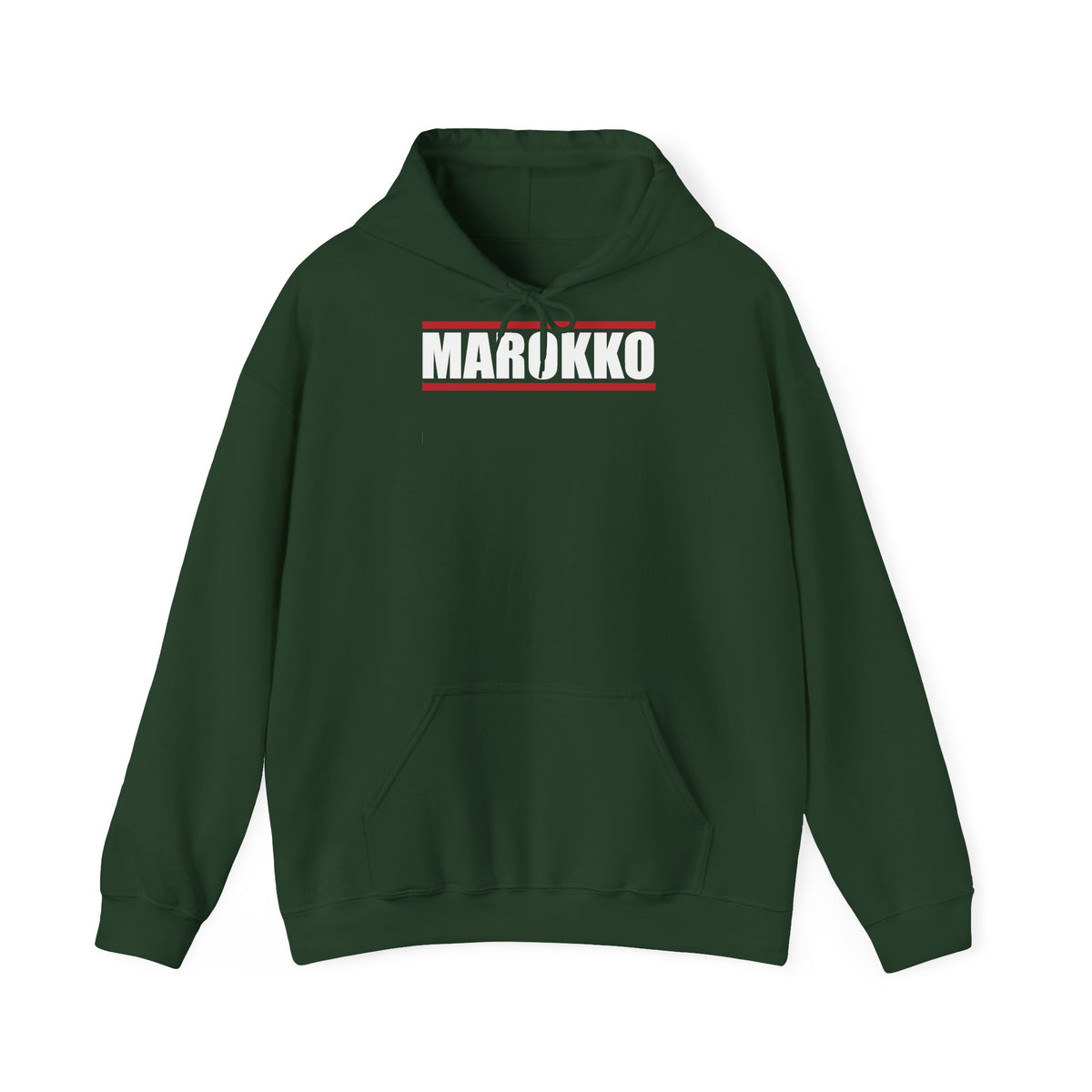Stemma del Marocco Bandiera del Marocco Orgoglio Tifoso di calcio Sport Idea regalo - Felpa con cappuccio unisex