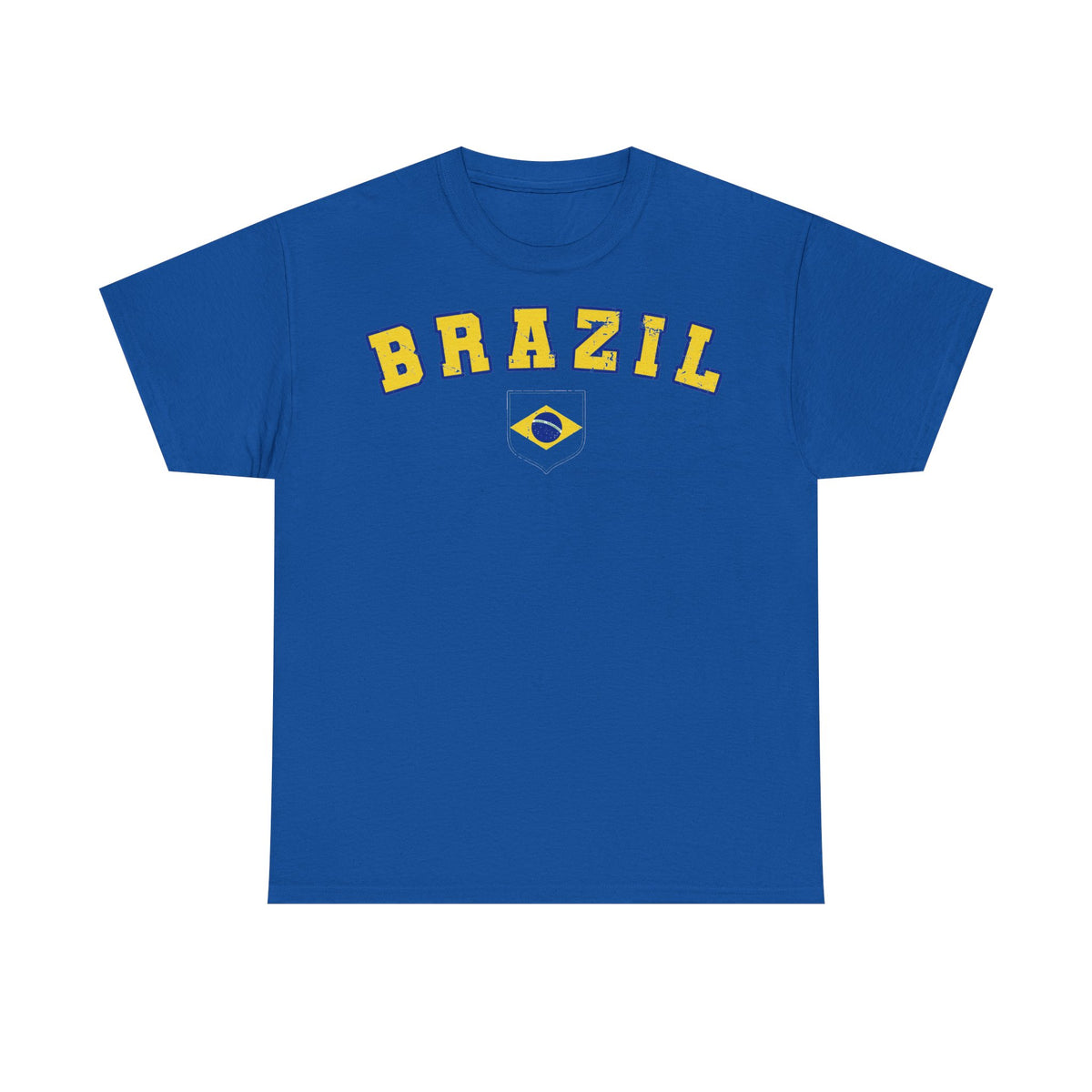 Brazil Brasilien Wappen Flagge Sport Fan Fußball Geschenkidee - Unisex T-Shirt