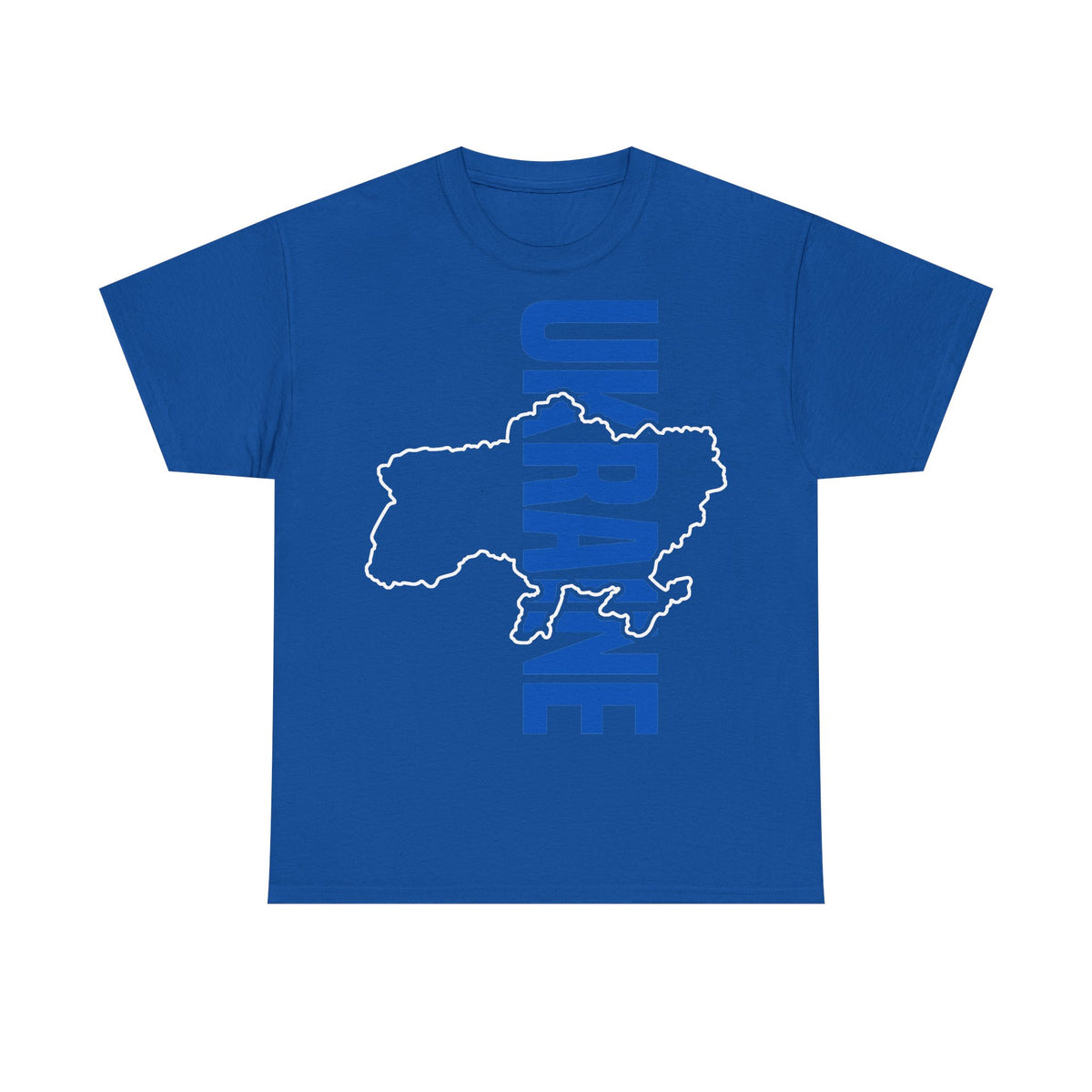 Bandera de Ucrania escudo idea de regalo afición al deporte moda vintage - Camiseta unisex