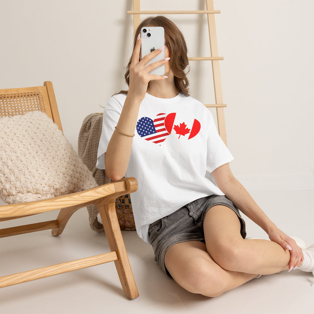 Canada Kanada Wappen Flagge Fan Sport Fußball Geschenkidee - Unisey T-Shirt