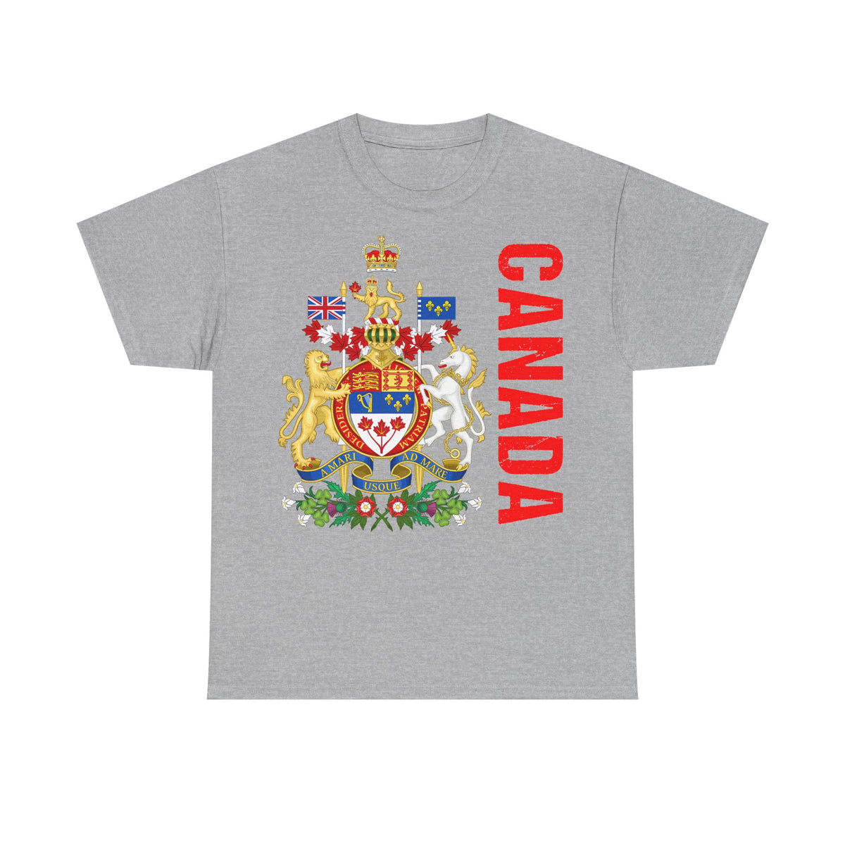 Canada Kanada Wappen Flagge Fan Sport Fußball Geschenkidee - Unisey T-Shirt