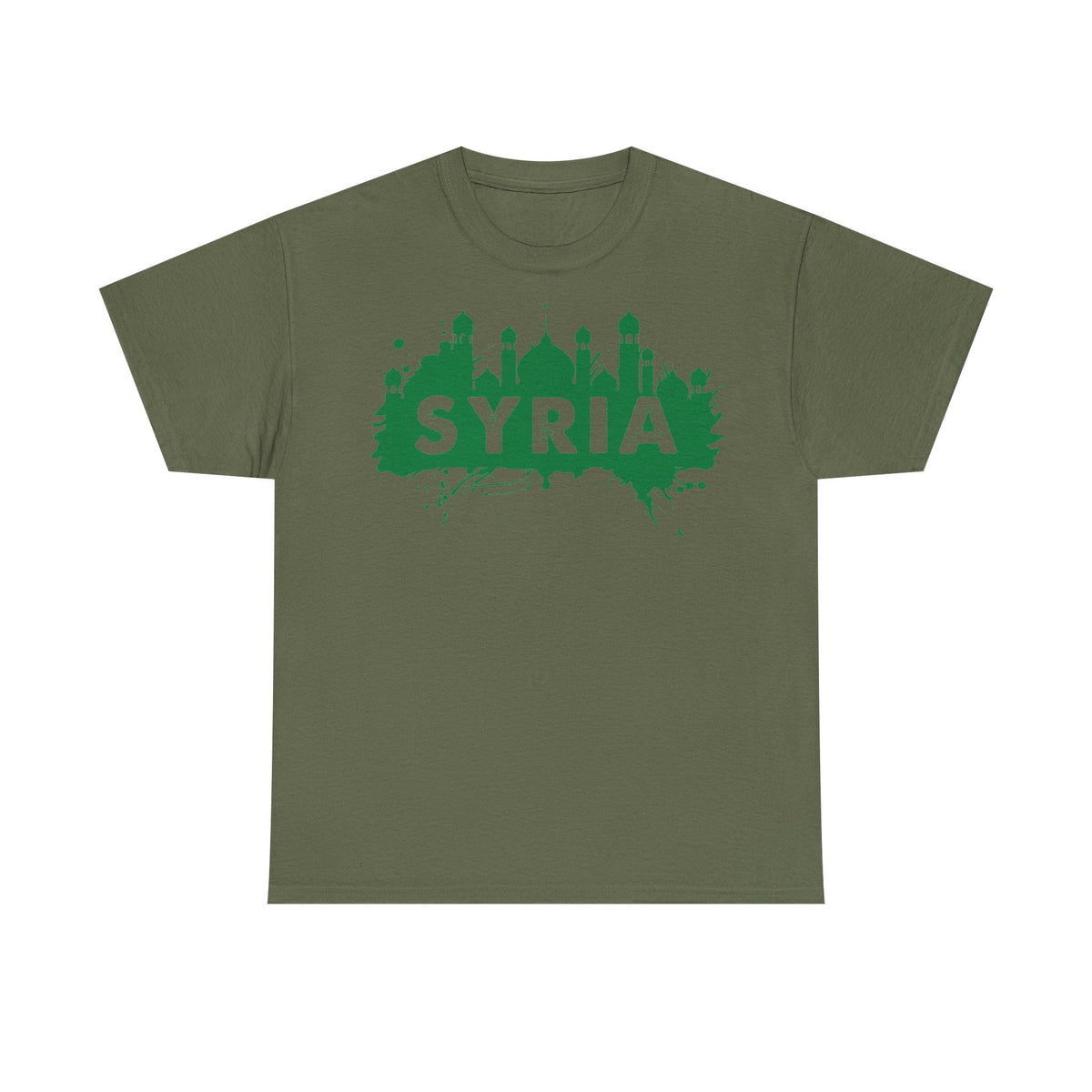 Syria Syrien Wappen Flagge Heimat Sport Fan Geschenkidee - Unisex T-Shirt