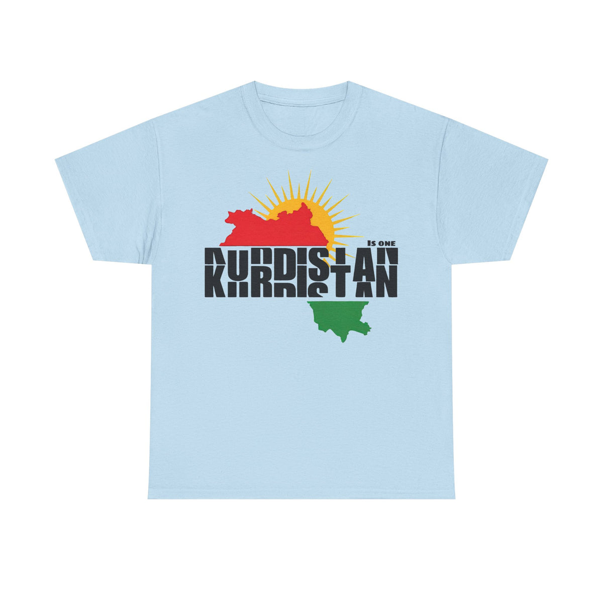 Kurdistan is ONE Flagge Heimat Newroz - Unisex T-Shirt