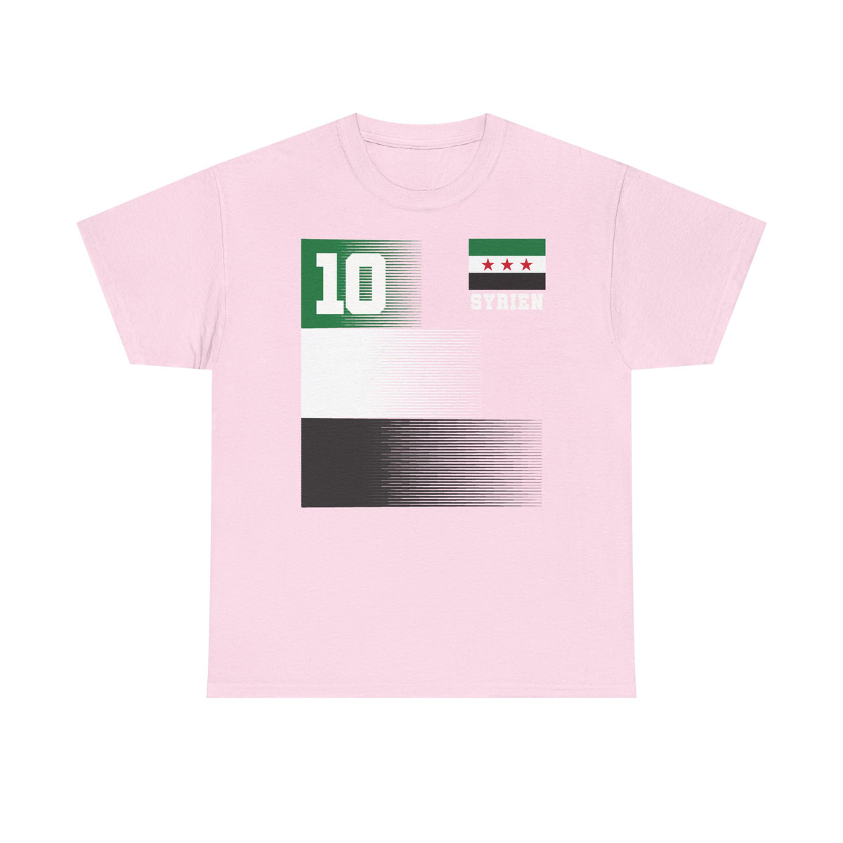Syria Syrien Wappen Flagge Heimat Sport Fan Geschenkidee - Unisex T-Shirt