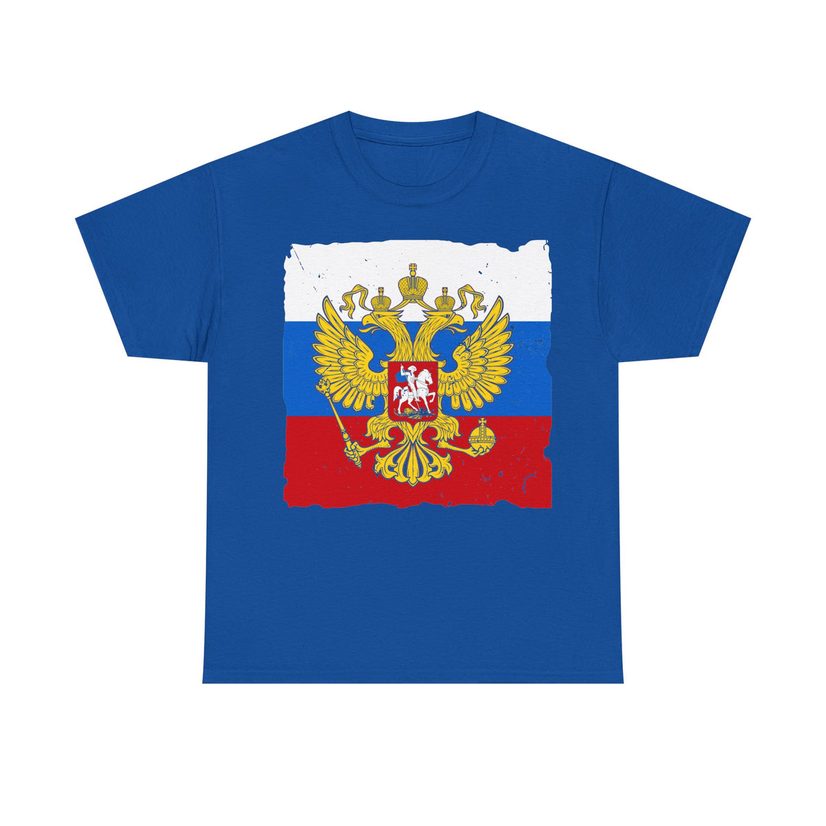 Rusia Rusia Moscú águila bandera escudo regalo deporte aficionado moda - Camiseta unisex