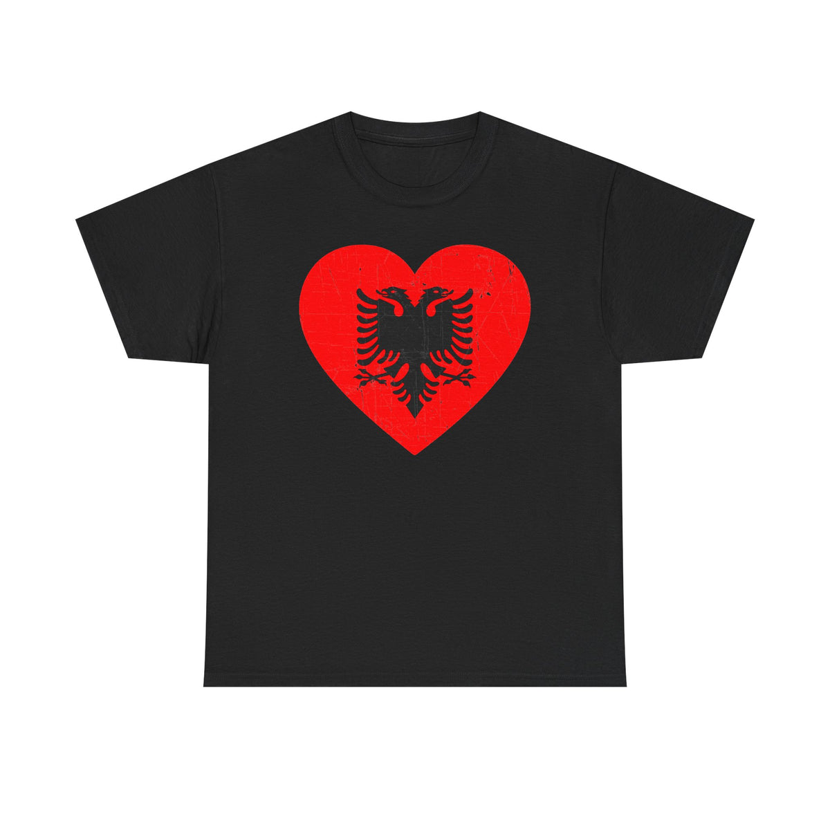 Albania Wappen Shqiptar Flagge Adler Fußball Fan Sport Unisex T Shirt