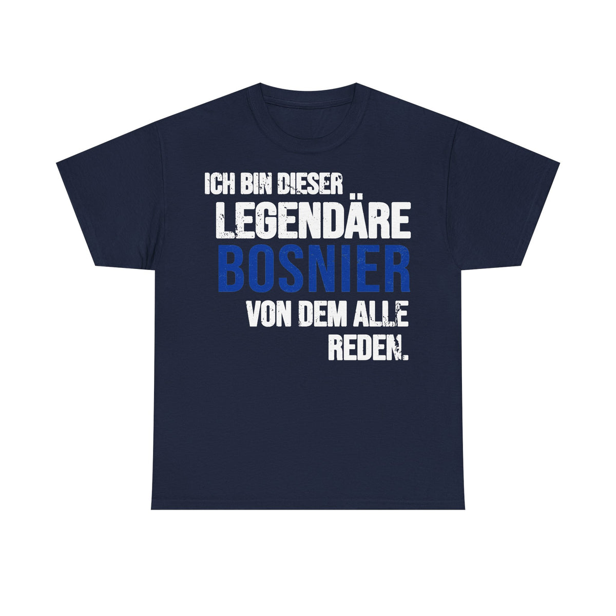 Bosnia Wappen Flagge Stolz Heimat Fußball fan Geschenkidee - Unisex T-Shirt