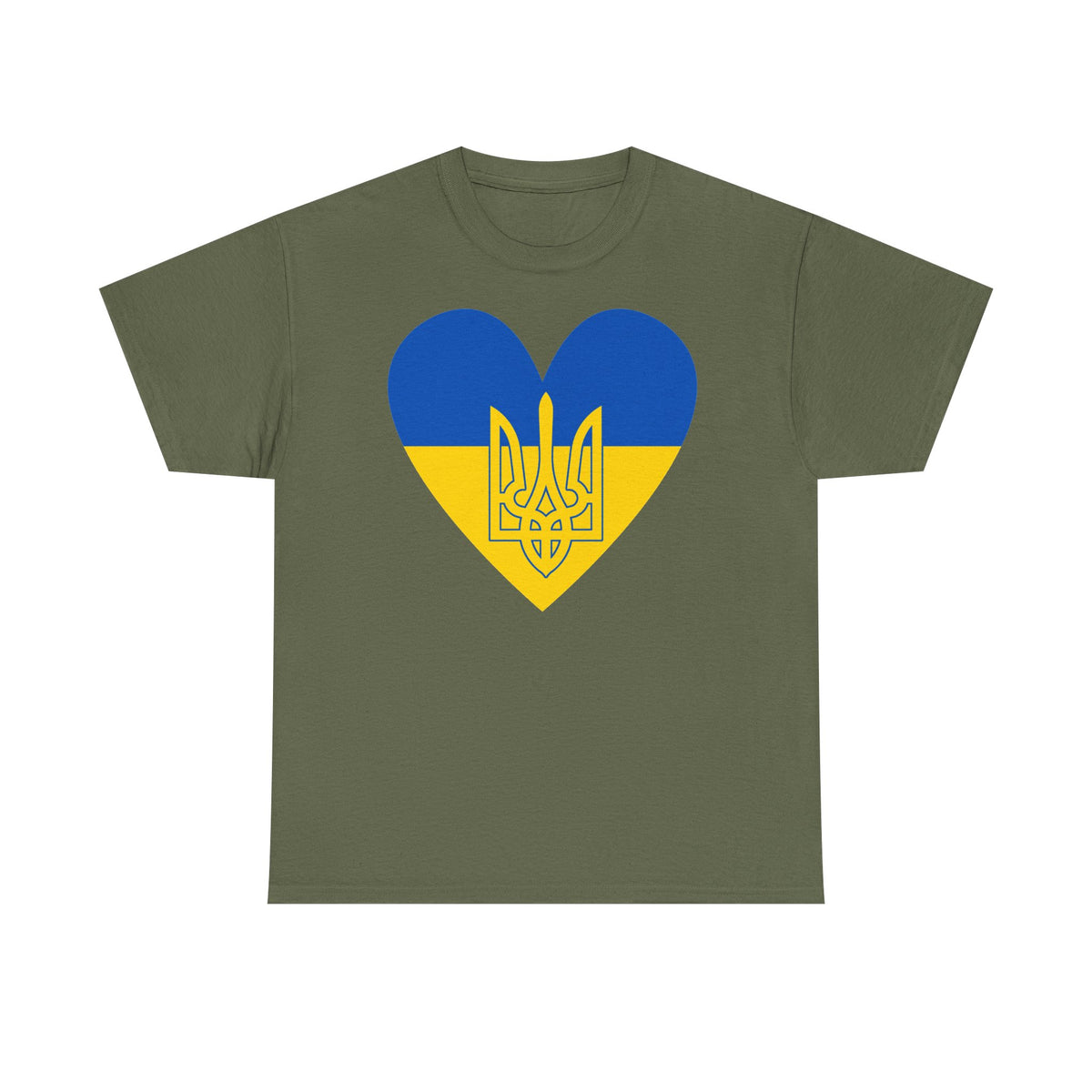 Bandera de Ucrania escudo idea de regalo afición al deporte moda vintage - Camiseta unisex